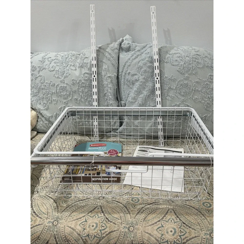 Rubbermaid HomeFree Series Drawer White 7 1/4 ″ x‎ 23½″ No-Cut Closet Insert